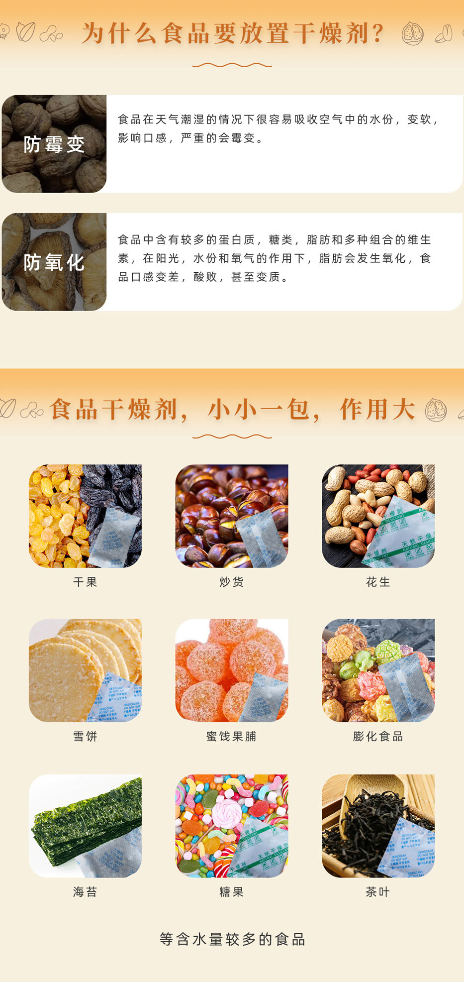 食品干燥劑 食品干燥劑